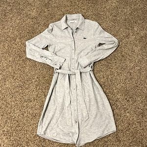 La Coste cotton button down polo dress
